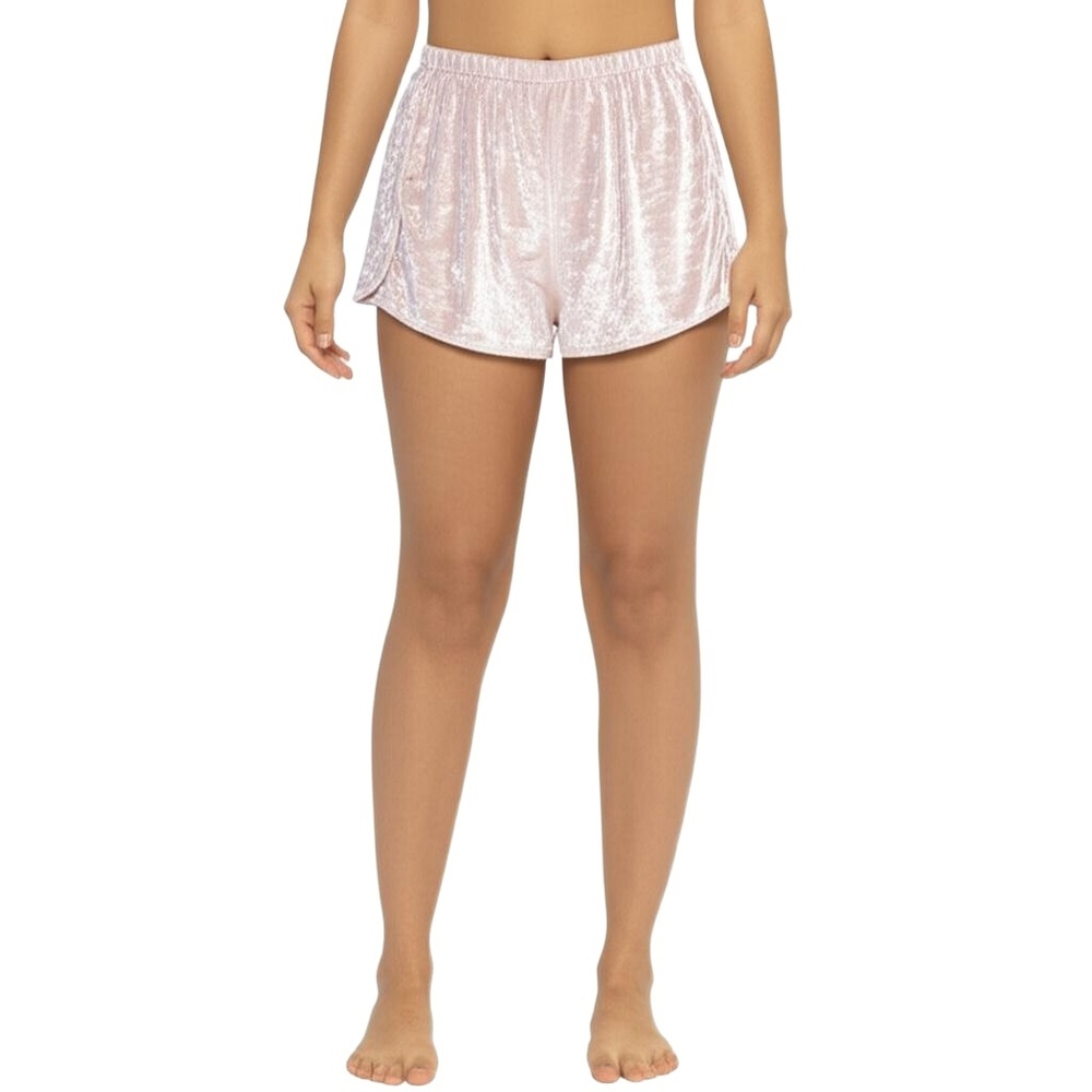 TART Intimates Womens Shorts Size L Light Pink Velvety Elastic Waist‎ Cozy